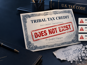 IRS warning on the Tribal Tax Credits scam — red flags and penalties for fake tax credit schemes