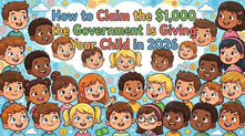 Children illustration for a guide explaining the new $1,000 tax deduction for qualifying children in the United States in 2026.