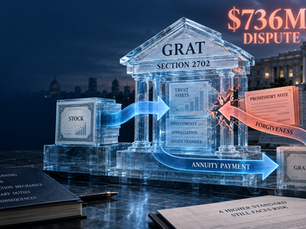 GRAT tax dispute — the $736 million Elcan v. Commissioner case over promissory notes and Section 2702