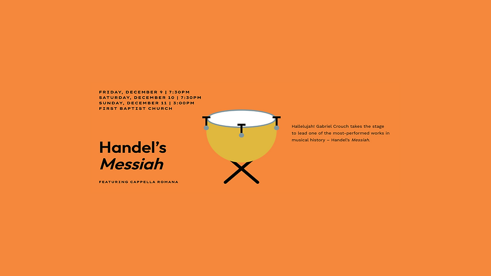 HANDEL: MESSIAH | PORTLAND BAROQUE ORCHESTRA & CAPPELLA ROMANA