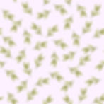 Seamless pattern of small green leaves on a pale background