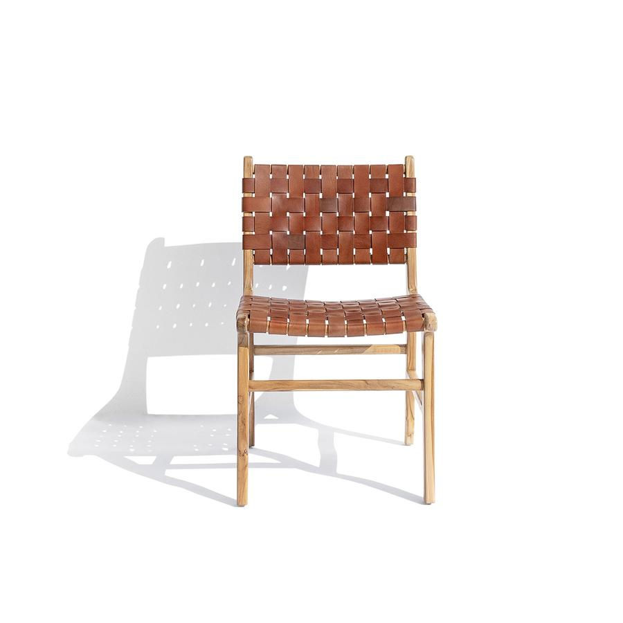 Miniatura: ZEMBA | silla tejida de cuero