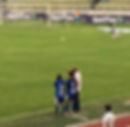 El profesor Germenson Arias ha sido quiĂ©n mĂĄs ha confiando en Daniela, aquĂ en su debut. Foto: CortesĂa