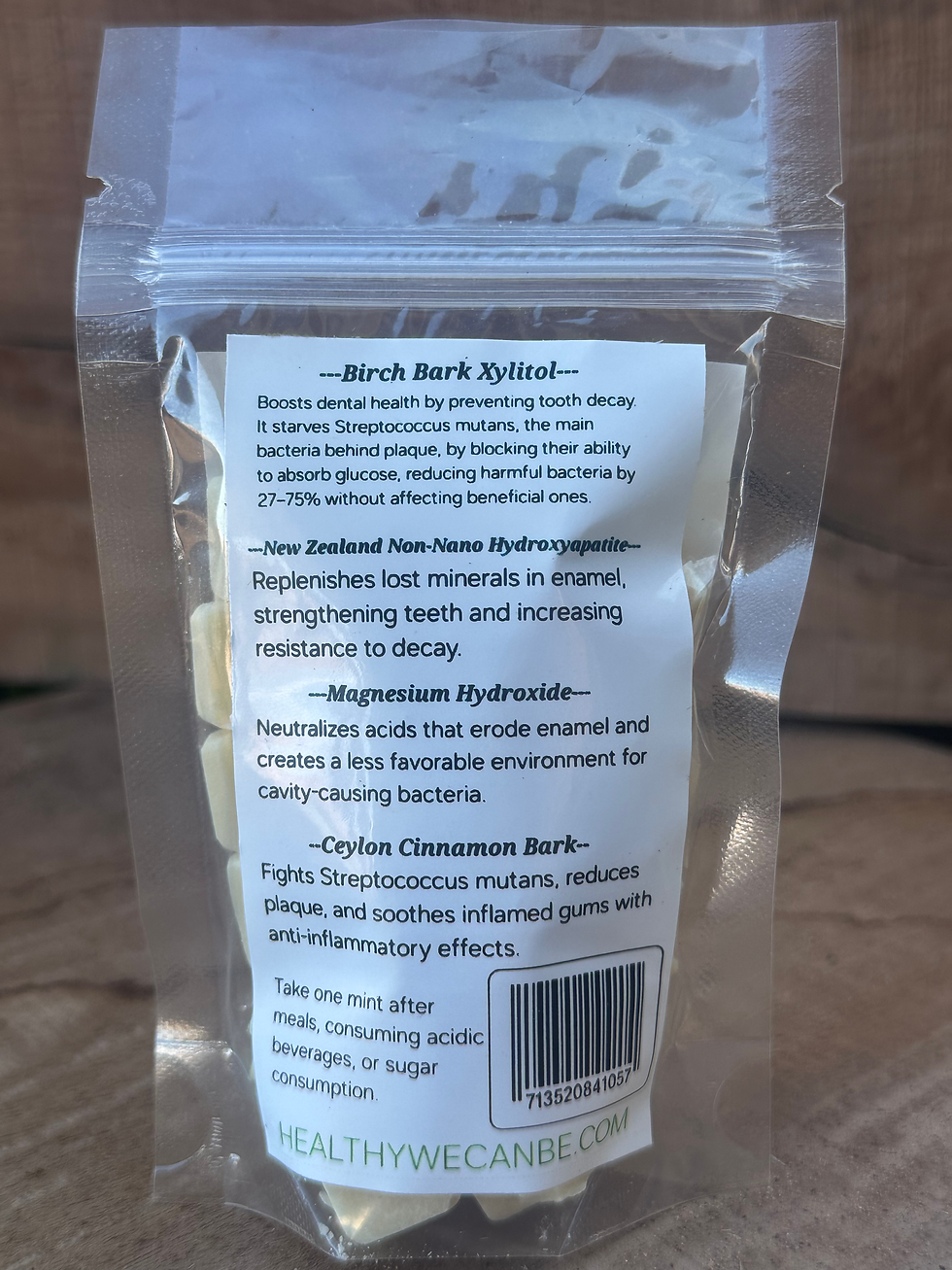 Thumbnail: Birch bark xylitol and hydroxyapatite mints 
