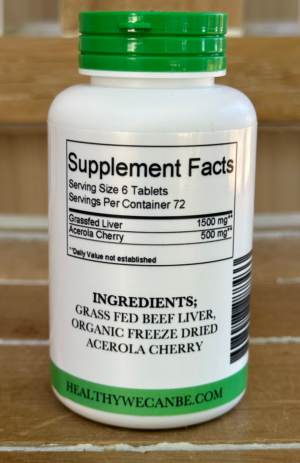 Thumbnail: BEEF LIVER VITAMIN C TABLETS