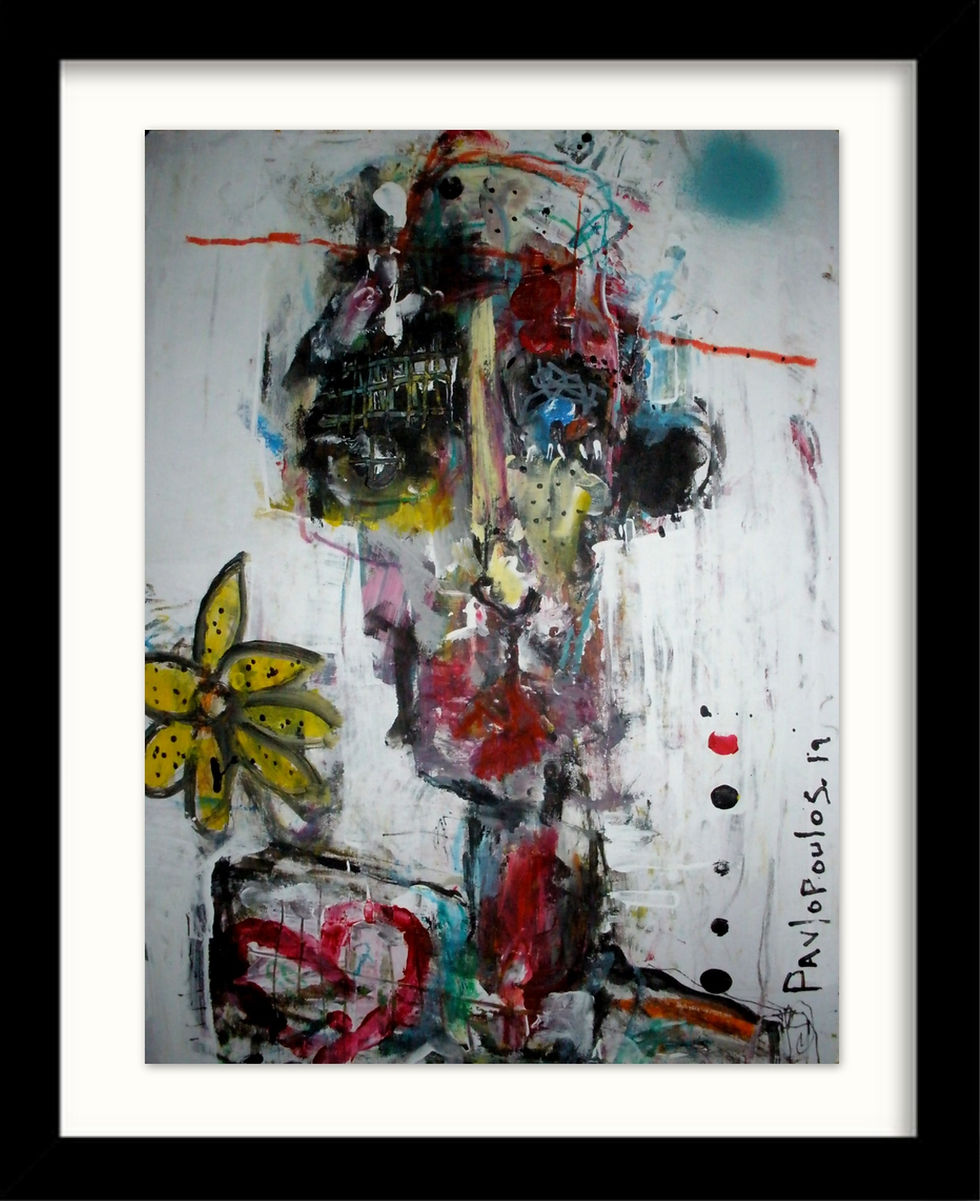 Thumbnail: Abstract portrait sombrero rojo