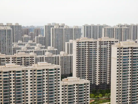 中国の不動産売買が大幅減少(約-30%)