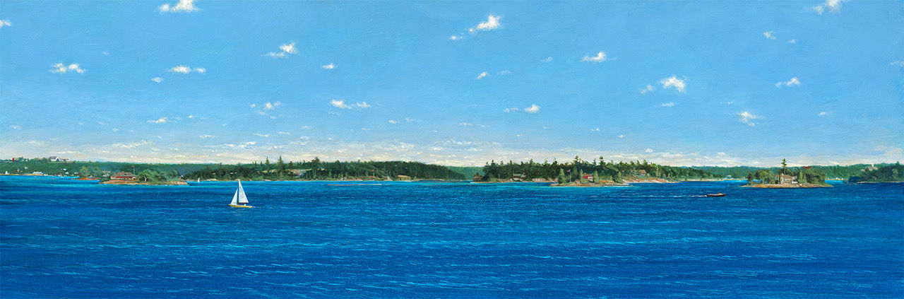 View from Cedar Isl Chippewa Bay