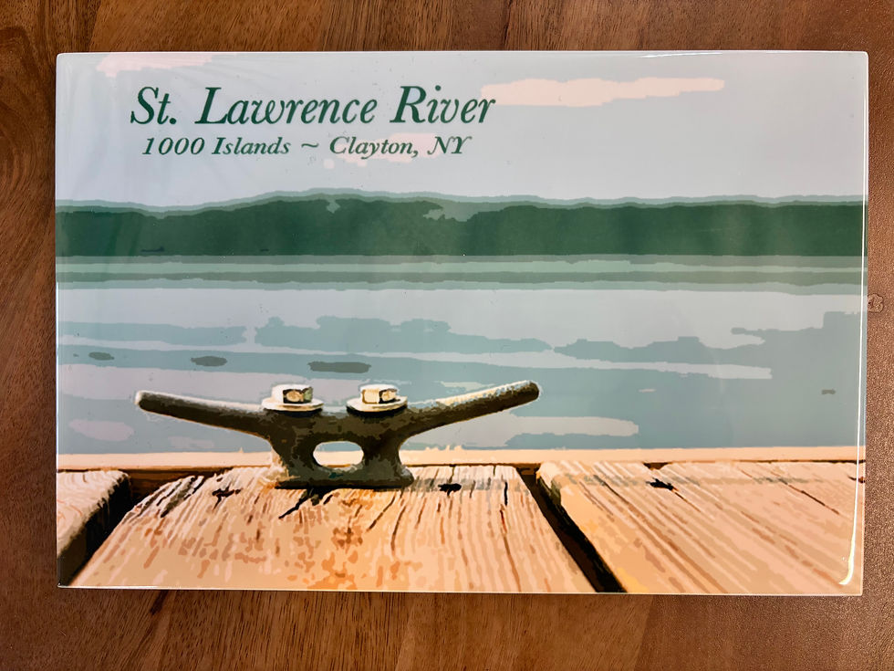 SLR ~ Cleat Ceramic Art Tile 8 X 12