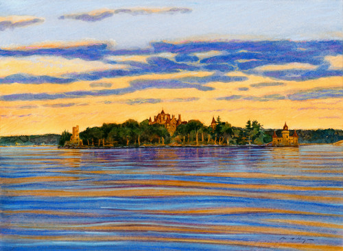 Morning Light at Boldt Castle | michaelringercom