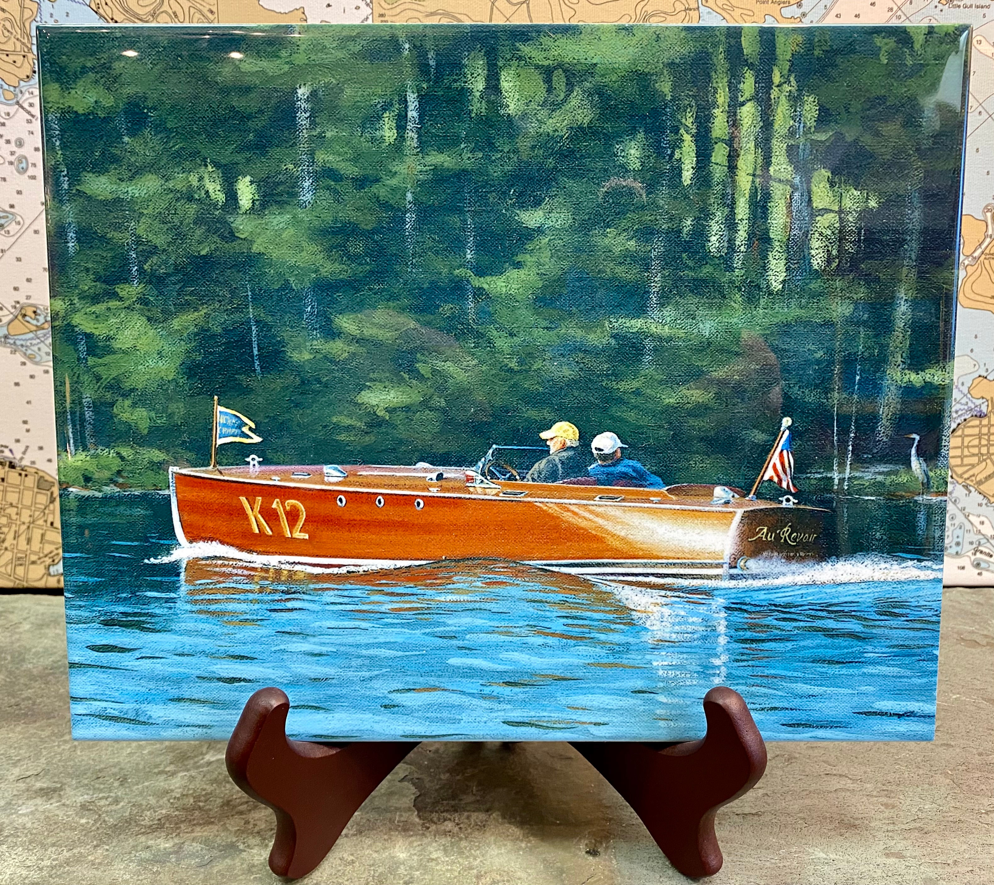 Au revoir Art Tile 8 X 10