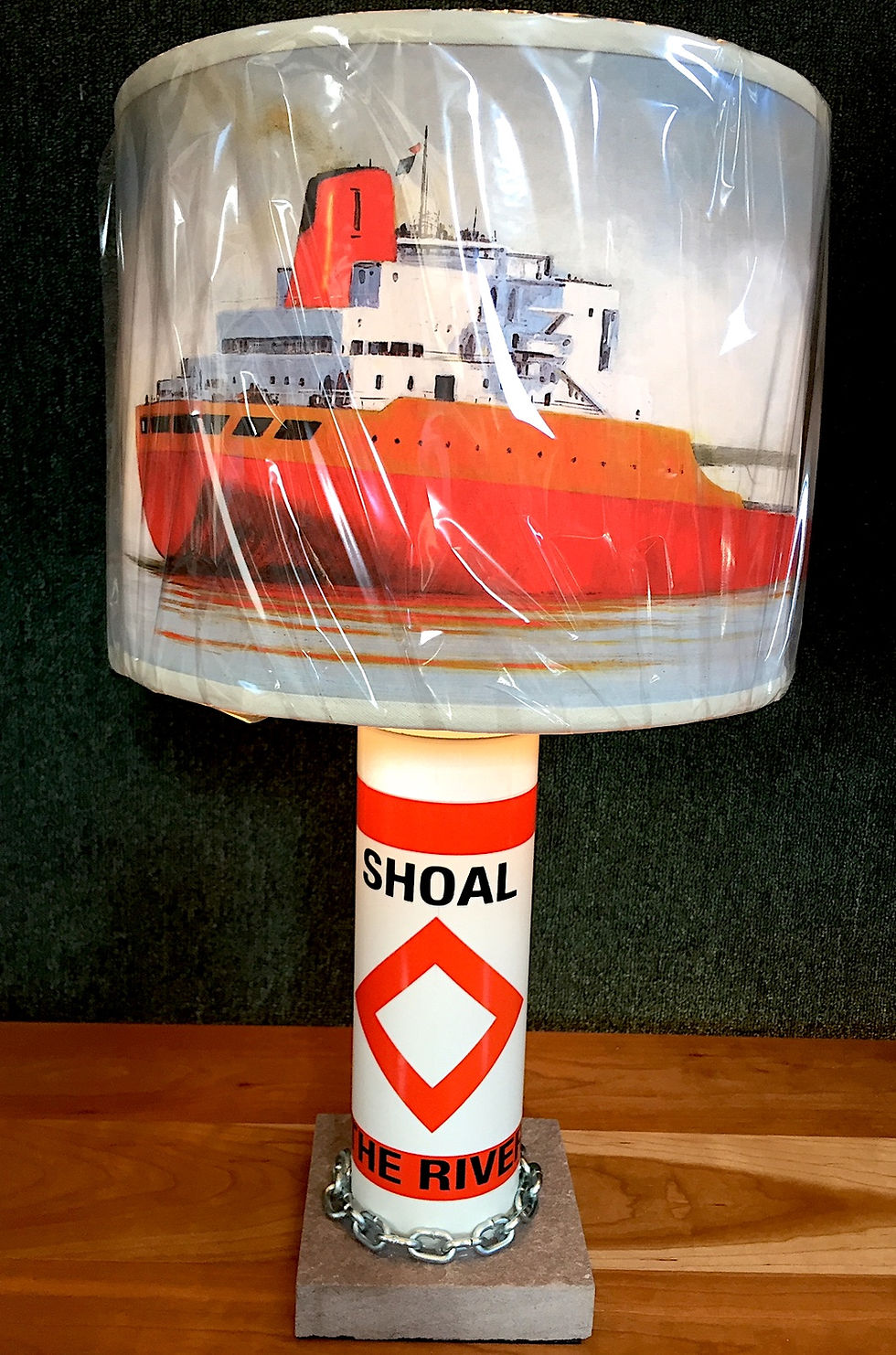 River Shoal Marker Lamp - SMALL Seasmoke Shade