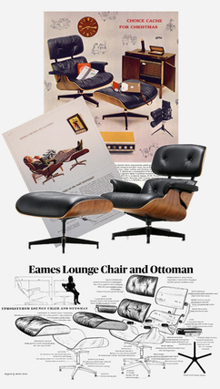 Lounge Chair de Charles e Ray Eames.