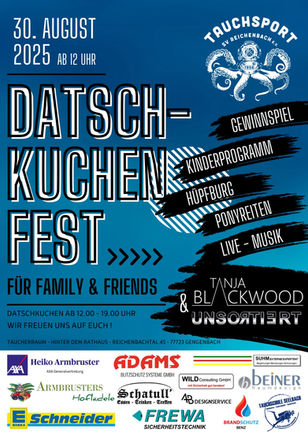 Einladung zum Datschkuchenfest am 30.08.