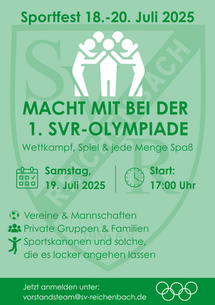 Macht mit bei unserer ersten SVR-Olympiade!