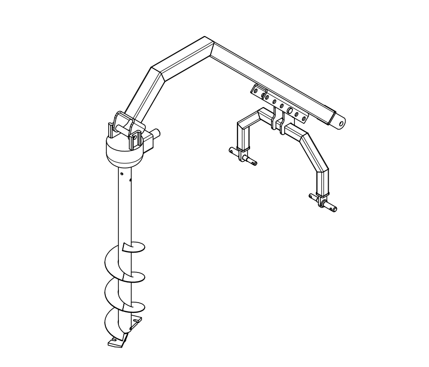 Miniatura: Wiertnica świder ziemny