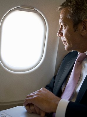 Someone Flying Business Class