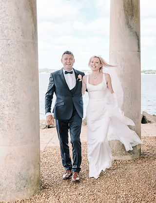 Normanton church after the wedding vows