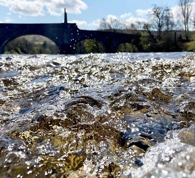 the hills and river of Aberfeldy - general wades bridge 