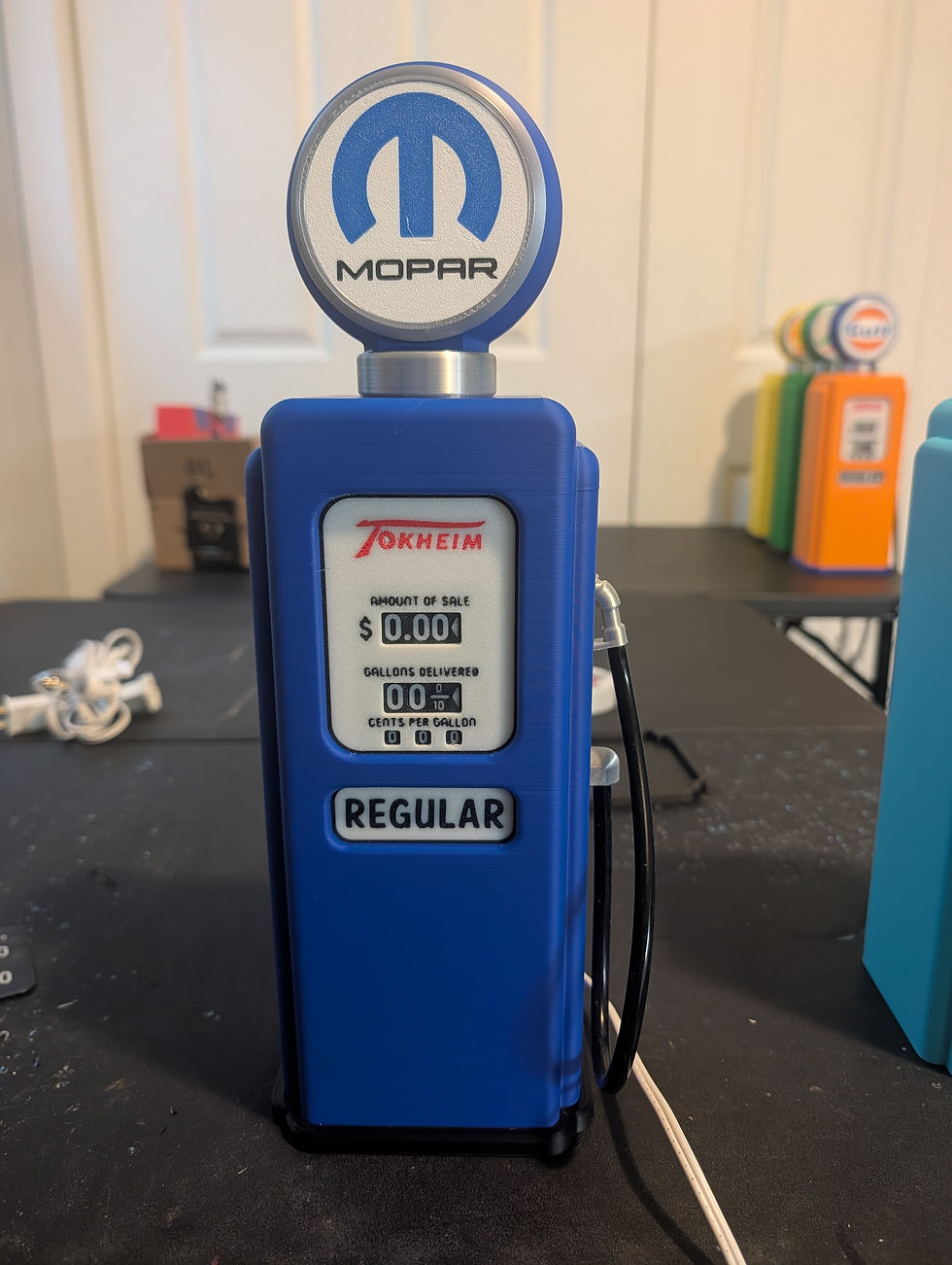 Thumbnail: Vintage Gas Pump Lamp