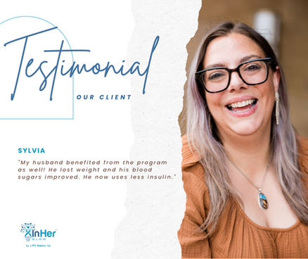 InHer Glow Client health coaching client testimonial