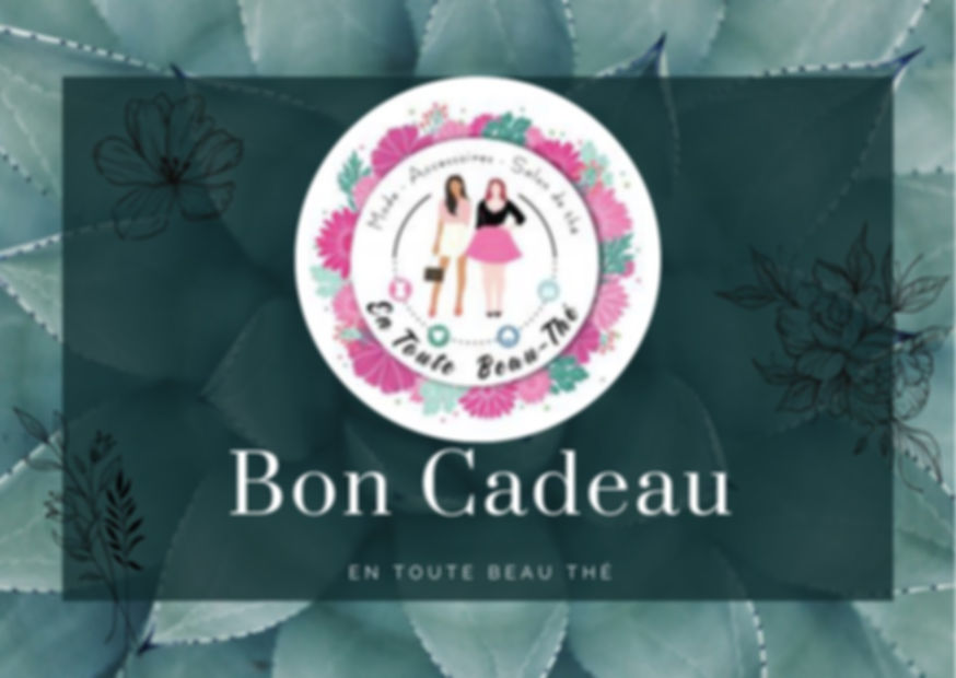 carte cadeau concept store salon de thé en toute beau thé