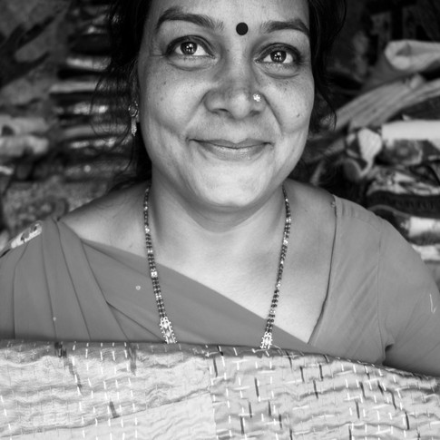 Usha 💌
“At the time of our second baby’s delivery we didn’t even have a single rupee to give the hospital. Somehow we got through it. When our children were 5/2/1 year old respectively, the small stall we work at was our home, we would work during the day with the kids sitting here in the shop and at night shut the stall and sleep here. I still remember we would cook food at night, and eat it cold during the day, we did not have the facilities to give our children hot fresh food. We’ve come a long way from there and god has been grateful to us. We now have a flat to stay at and hot food to eat.”