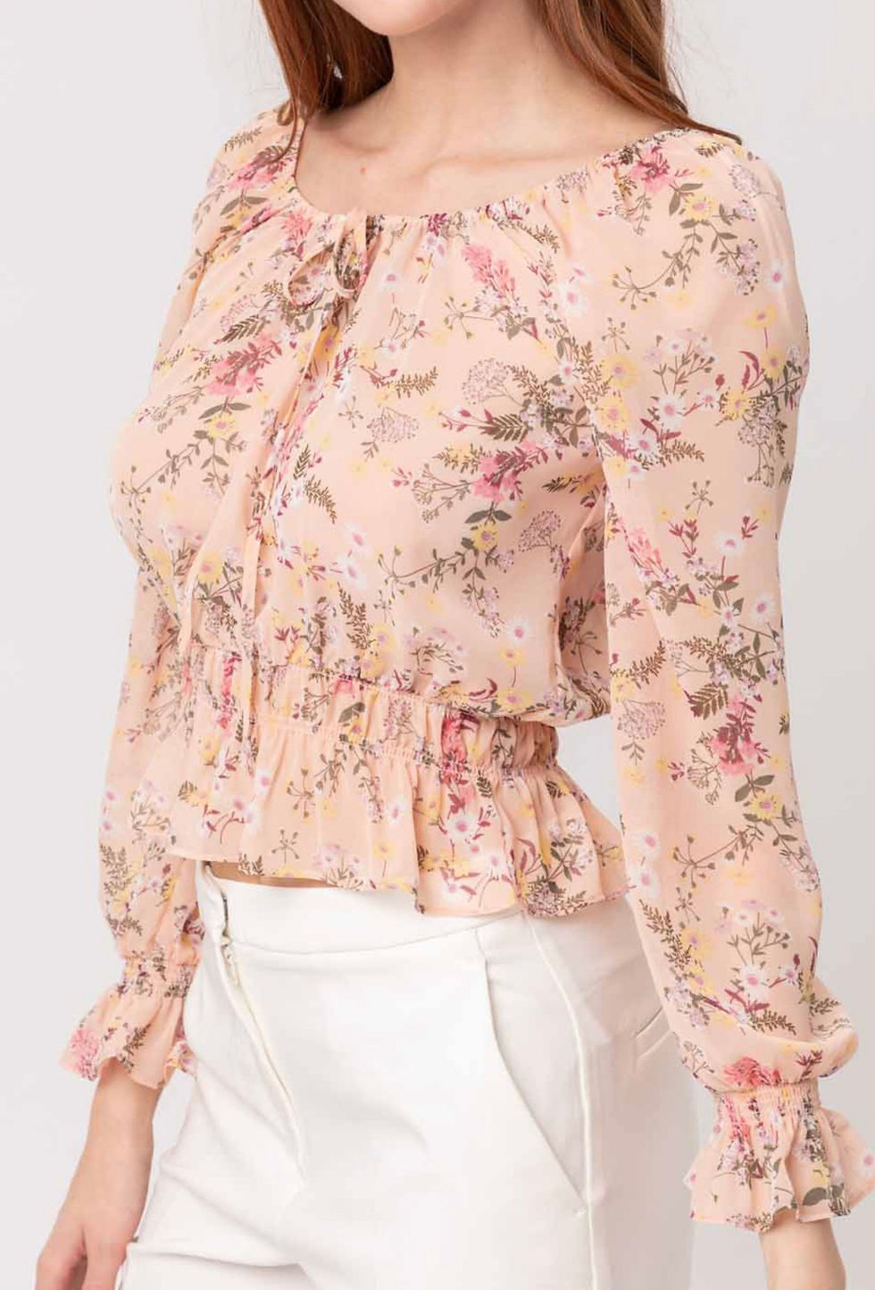 Thumbnail: Floral Chiffon Top