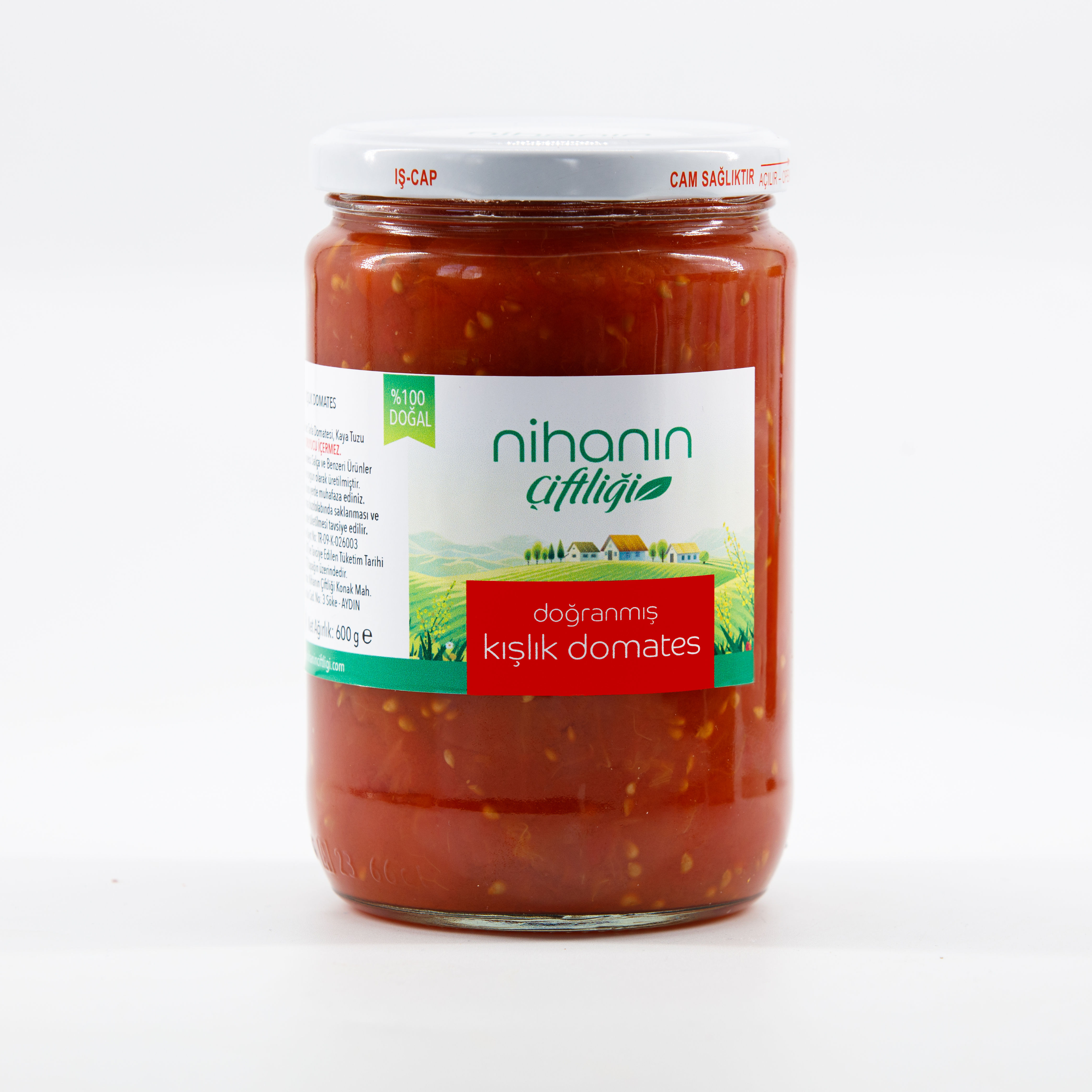 Kışlık Domates Sosu (Doğranmış)