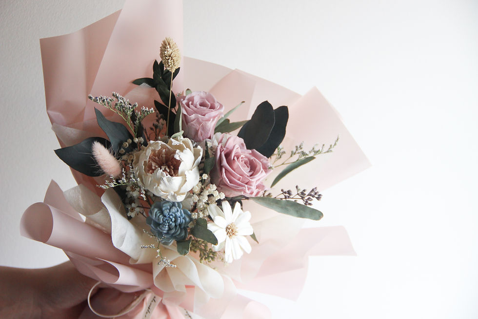 Thumbnail: Standard Preserved Flower Bouquet - Ballet Dress