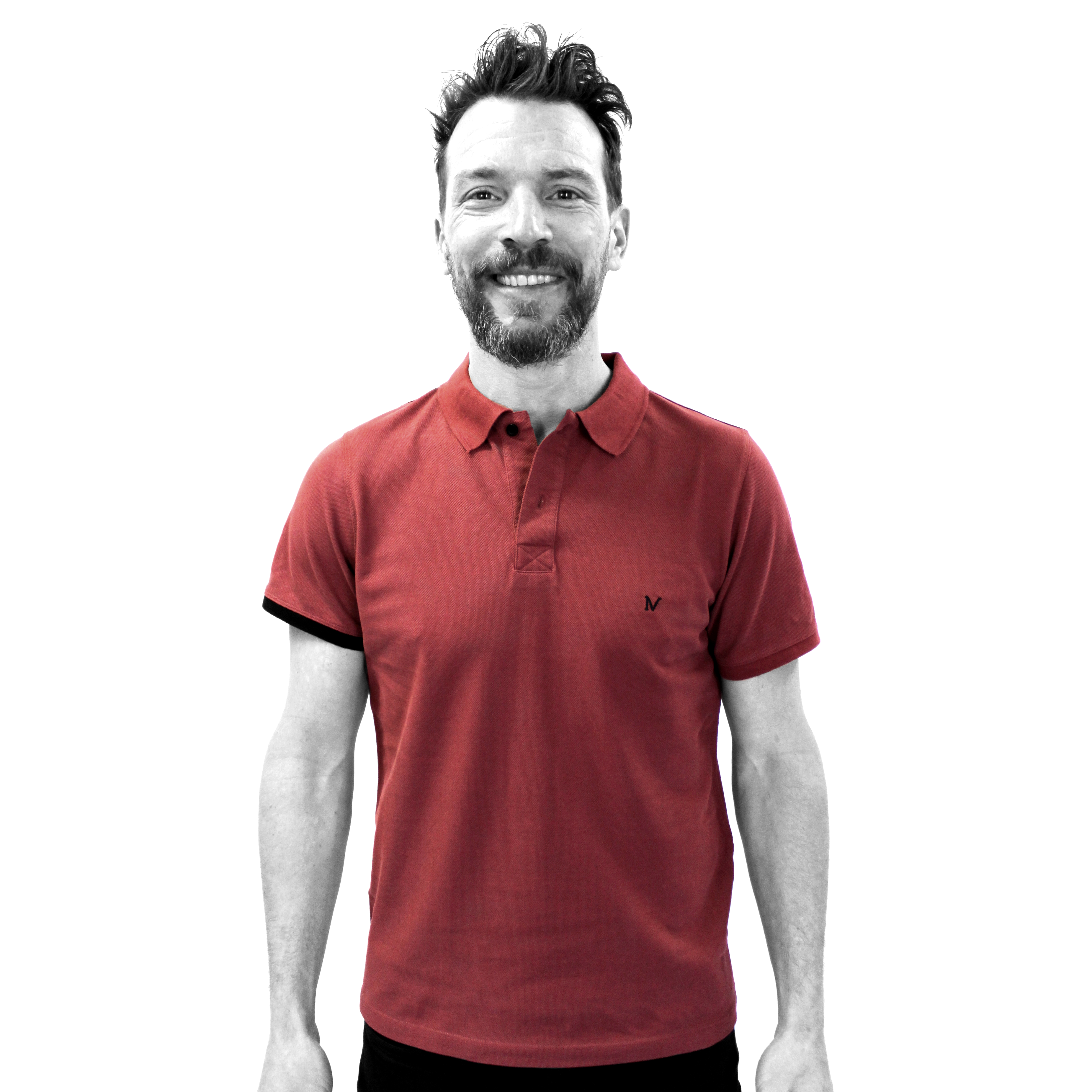 Polo - Burgundy/Black