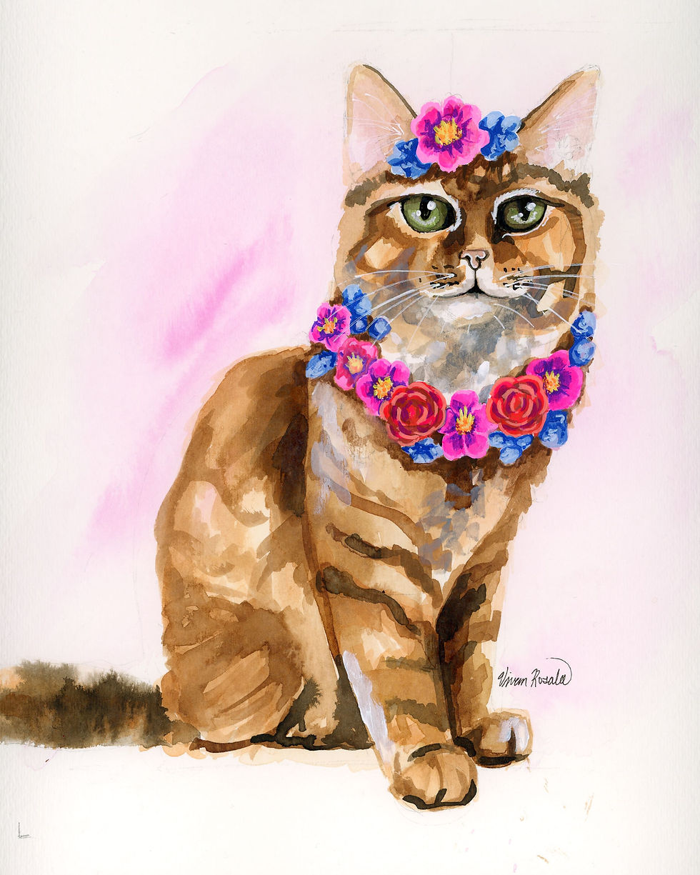 Thumbnail: Flower Girls (Greeting Cards)