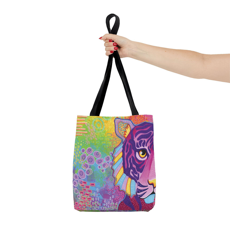 Thumbnail: Tiger tote bag
