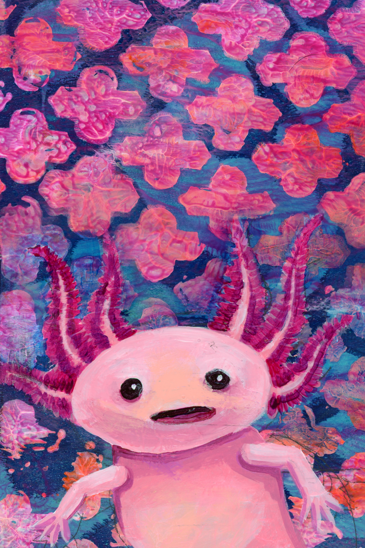 Axolotl (Greeting Card)