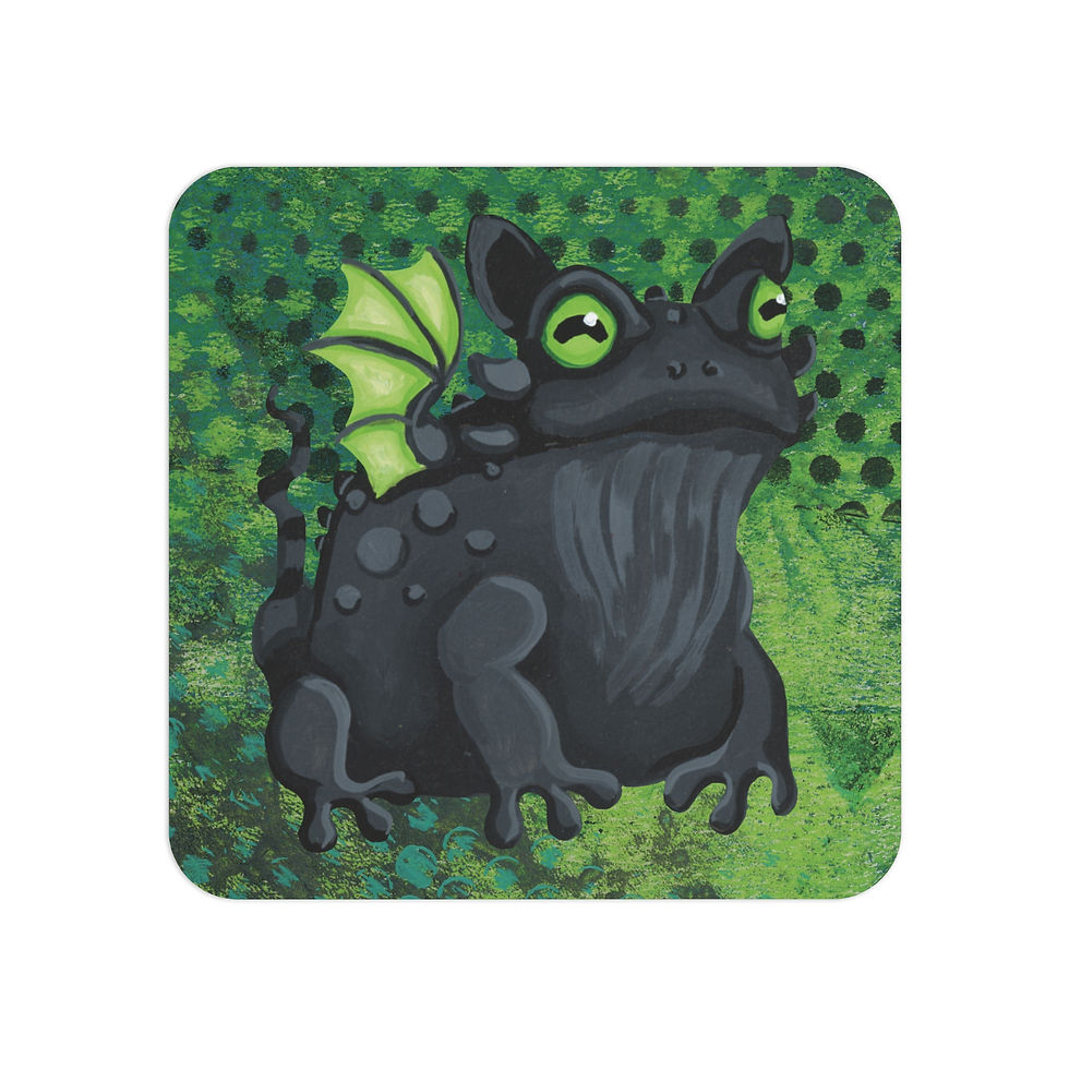 Thumbnail: Green Frog coasters