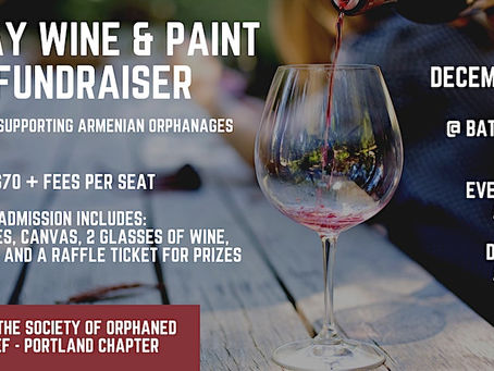 Holiday Wine & Paint Night Fundraiser on Dec 11th, 5:30 PM at Battle Creek Cellars