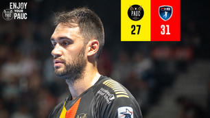 dernier match de la saison entre le  PAUC et le Montpellier handball