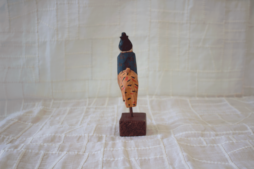 Thumbnail: ☻⎽⎼⎻웃韓國李朝木人 꼭두(Kokdu) Kokdu - Wooden Funeral Figures of Imperial Korea‐웃騎虎的兩班貴族
