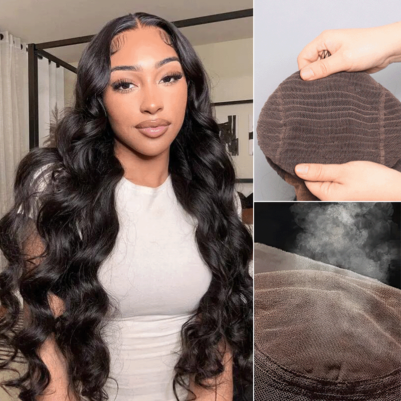 Thumbnail: RUBY- Glueless Body Wave Human Hair Wig 6×5 9×6 Pre Everything Melt Lace Wear Go