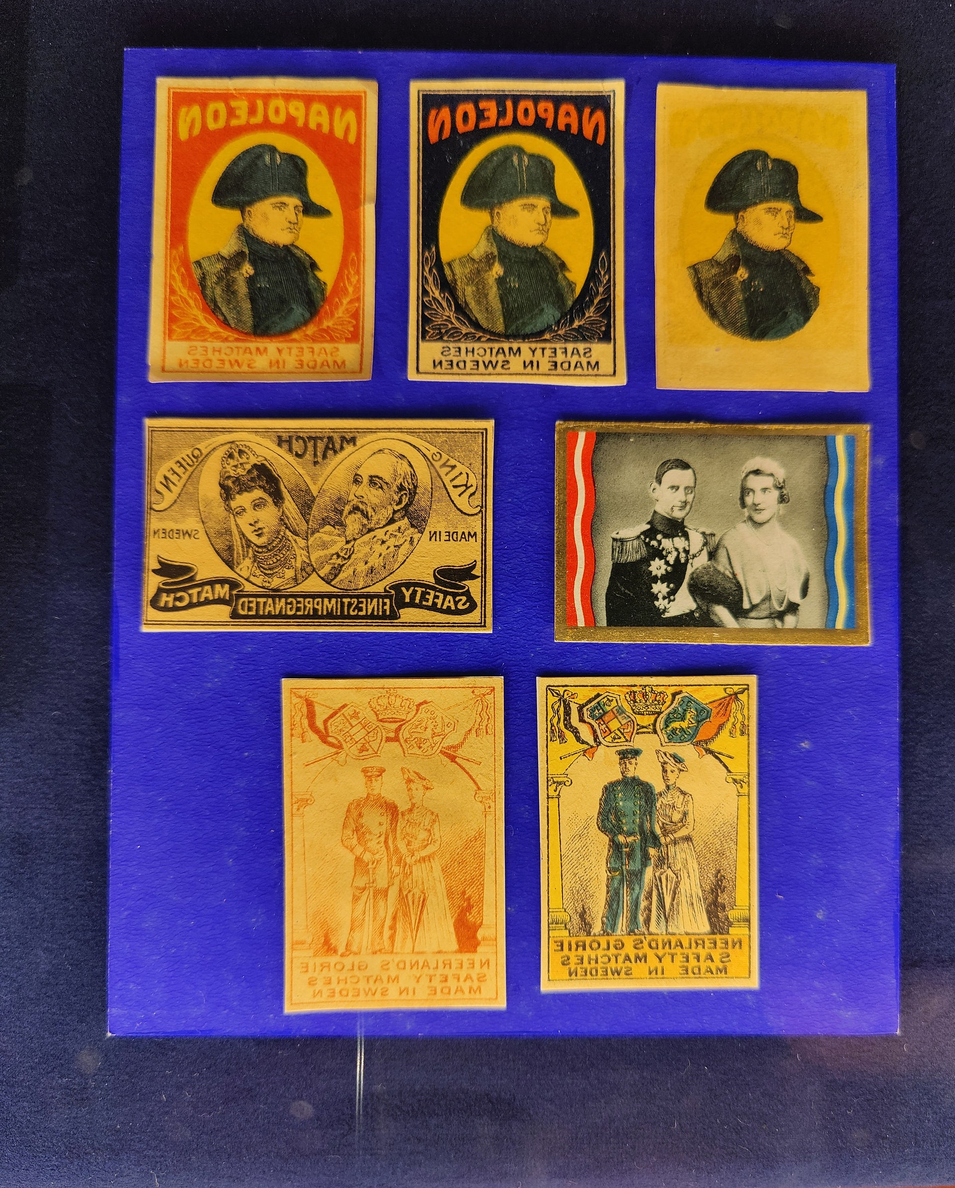 match boxes on napoleon