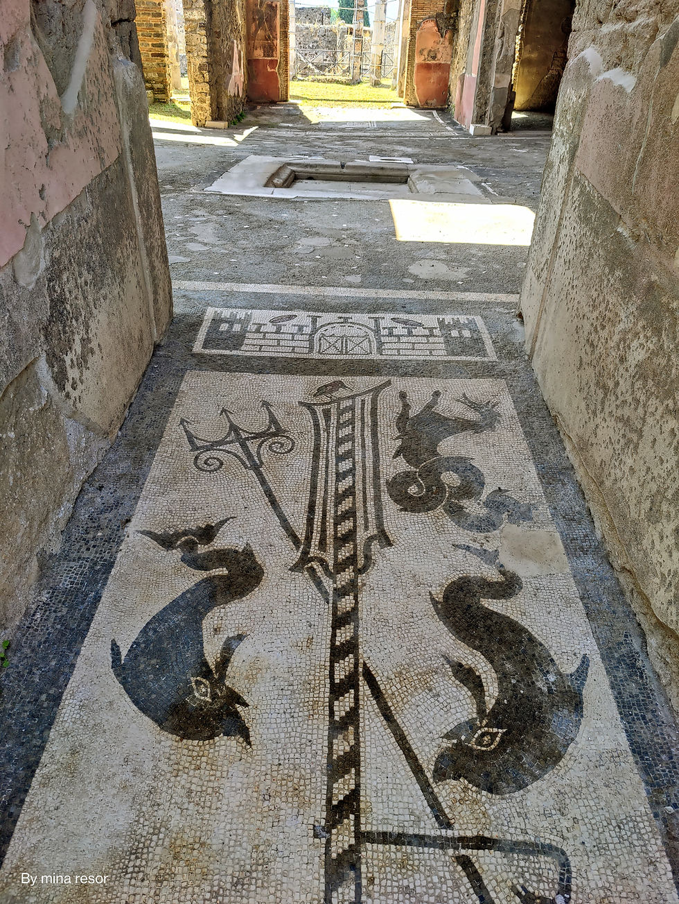 en enorm stor moasik på3,5 * 6meter