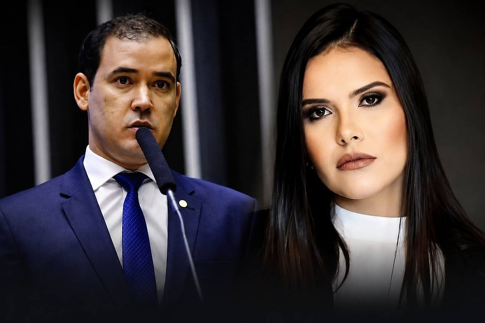 Deputado Federal Vicentinho Júnior - PSDB jornalista Verônica Bolzan