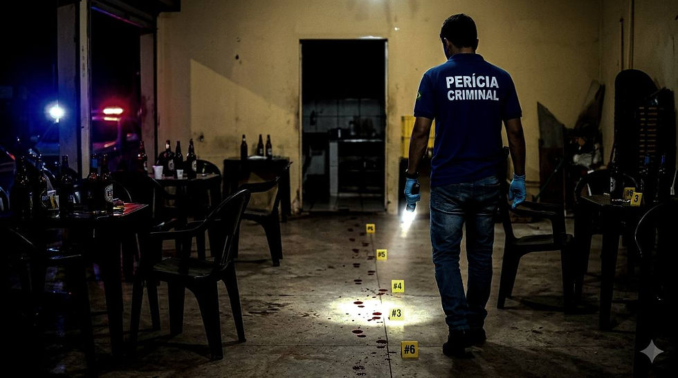 Rastro de sangue leva polícia até suspeito de homicídio em Palmeirantes; perícia foi decisiva para prisão