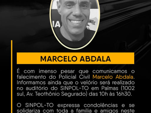 Falecimento de Policial Civil Marcelo Abdala é Lamentado por Colegas e Comunidade