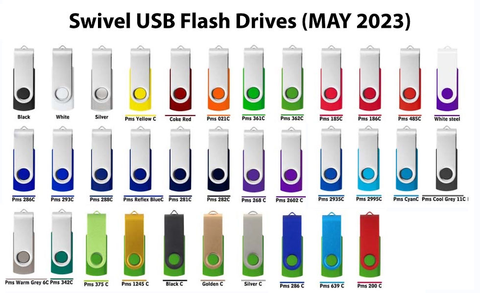 Thumbnail: 32GB Swivel Twister USB Flash Drive in stock (Black Body)