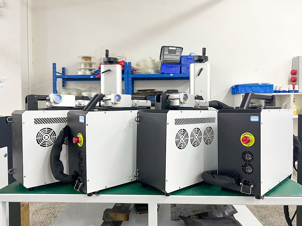 Thumbnail: RemoveRustOff Portable 100W PULSED Fibre Laser Cleaning Machine Supplier I Storm media I SA