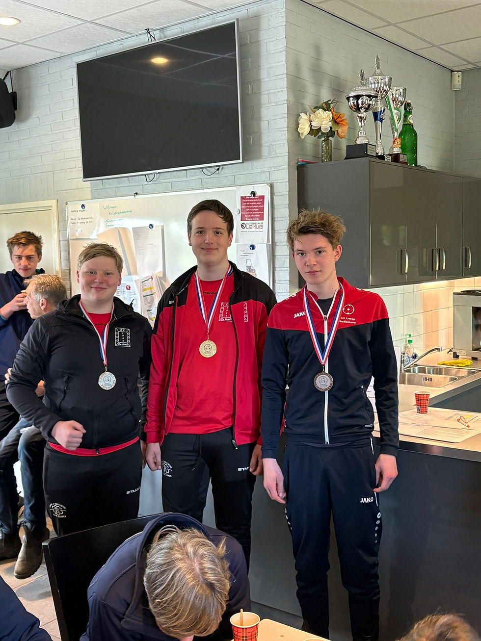 Jeugd KV de Brink zet zich goed op de kaart tijdens Persoonlijke Kampioenschappen TKC