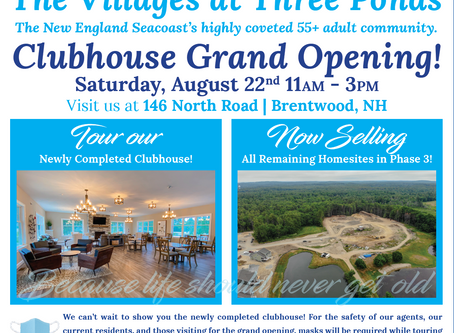 Clubhouse Grand Opening - August 22nd