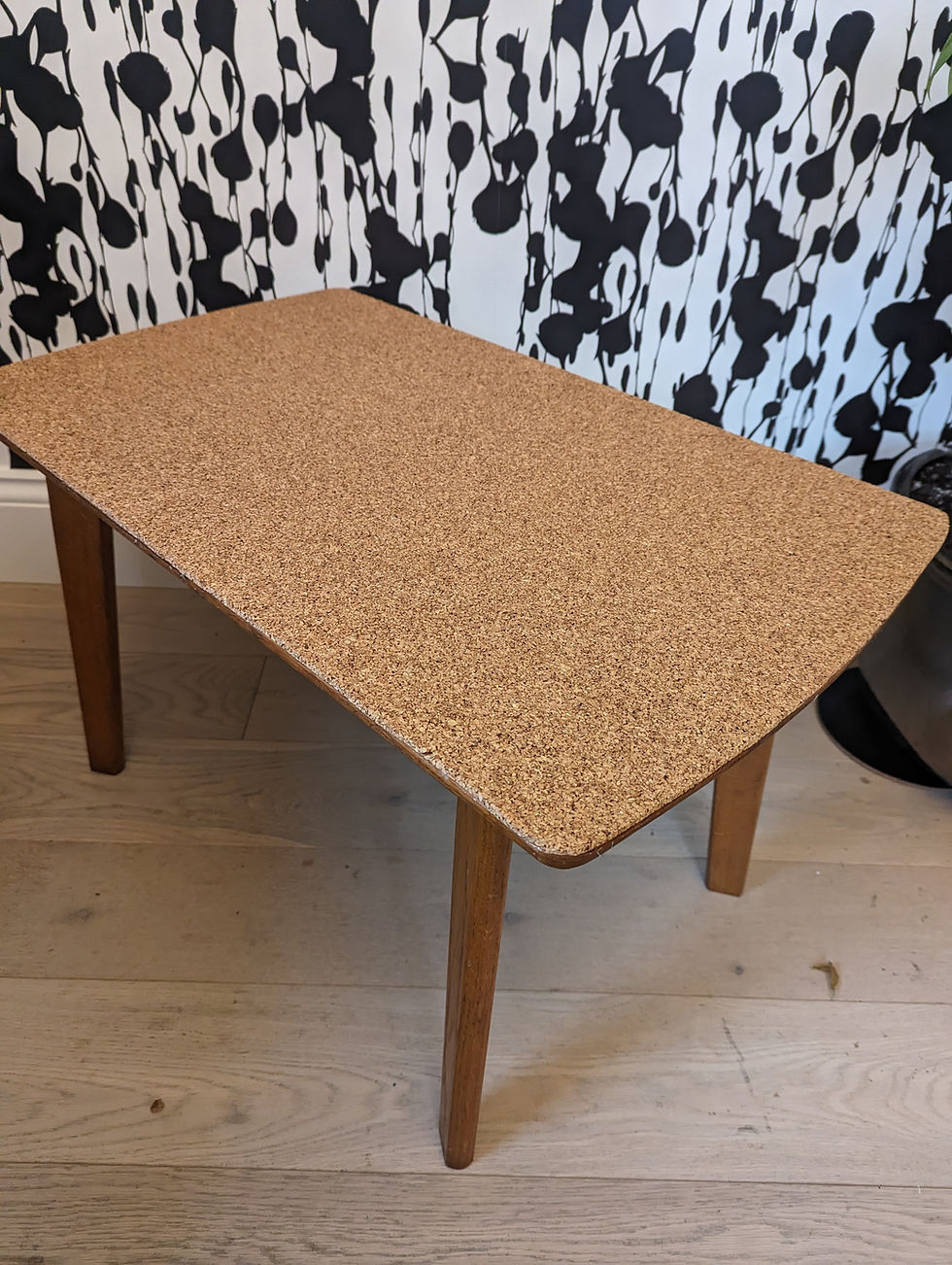 Thumbnail: Up-cycled oak and cork table