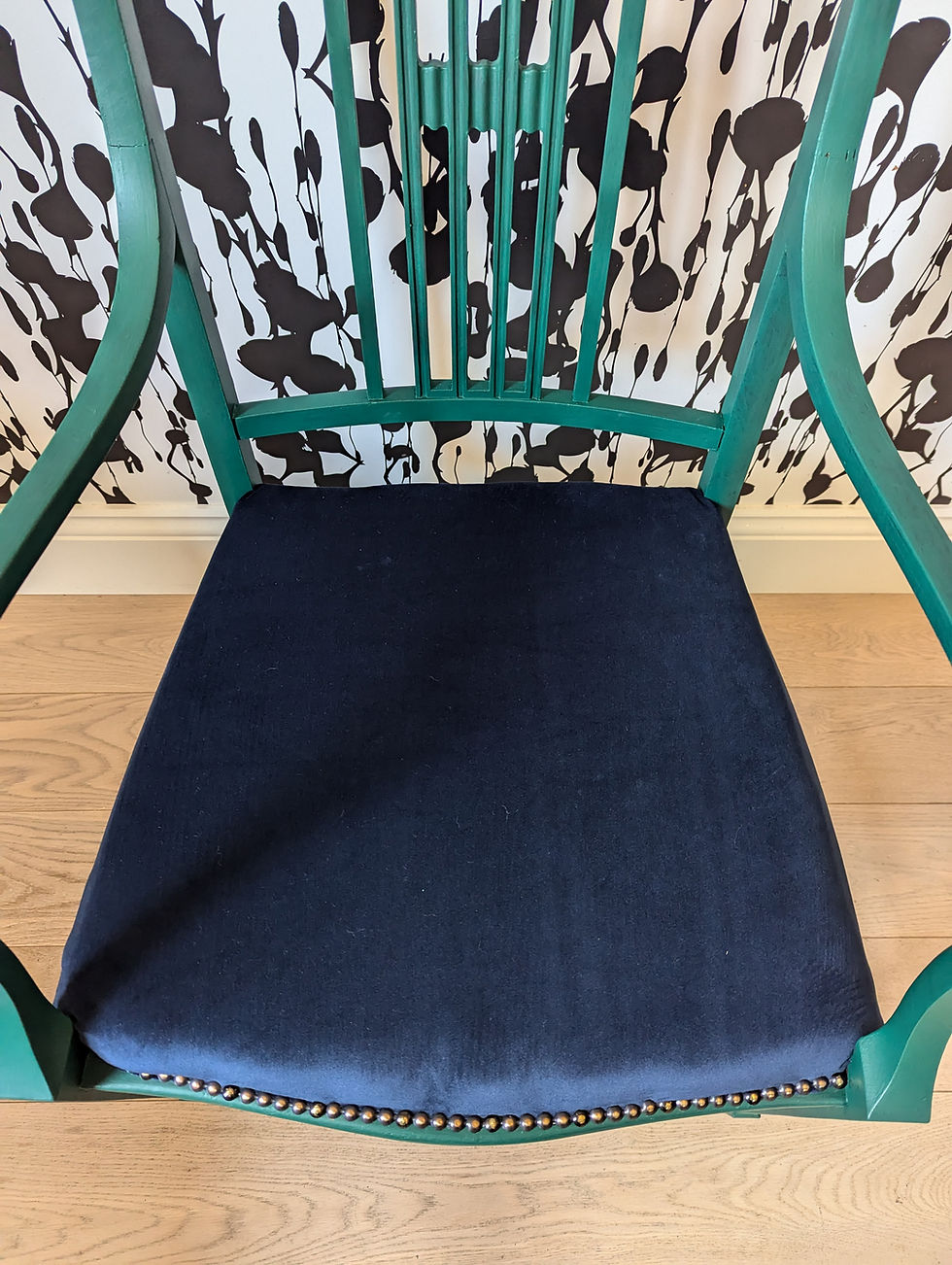 Thumbnail: Elegant Up-cycled Carver Chair